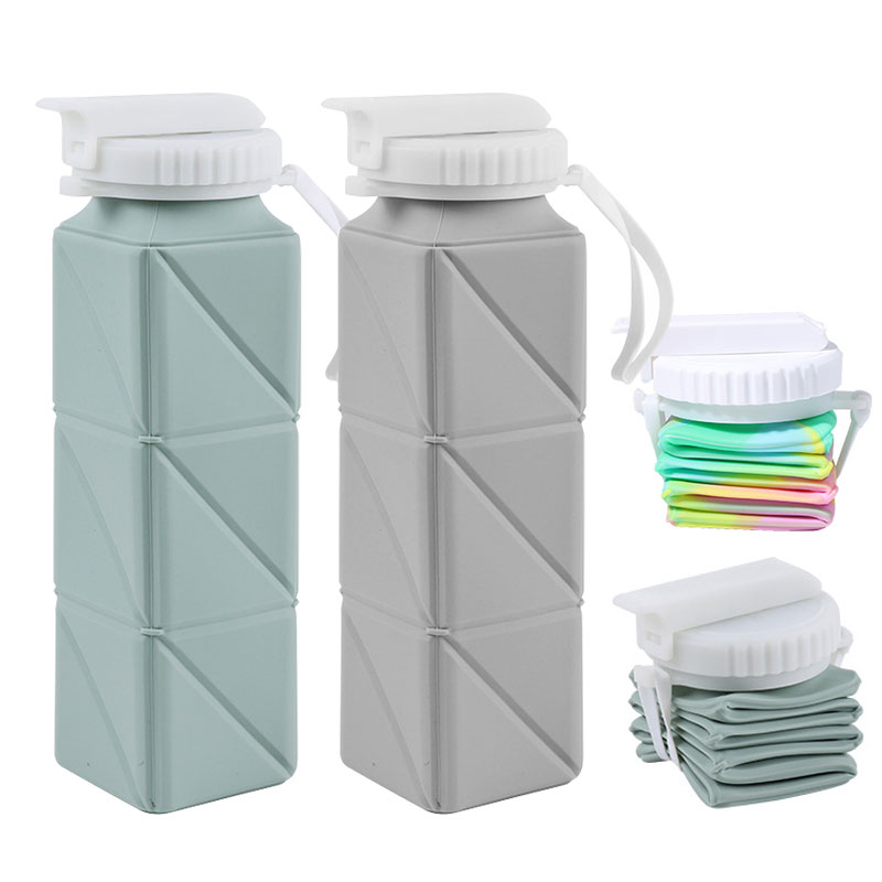 Water Bag Collapsible - Складная бутылка для воды с соломинкой,