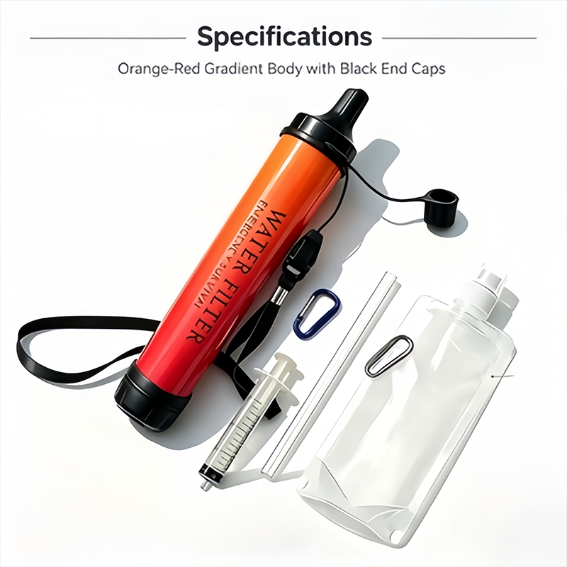 Water Purification Straw - 5000L Портативная трубка-фильтр для воды для