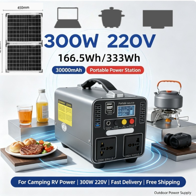 Solar Emergency Charger - Портативная электростанция 300 Вт, 333 Вт·ч,