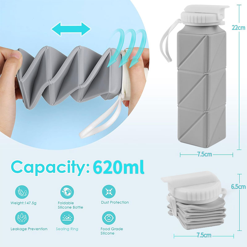 Складная бутылка для воды с со – обзор и цена Water Bag Collapsible