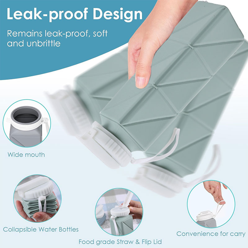Складная бутылка для воды с со – обзор и цена Water Bag Collapsible