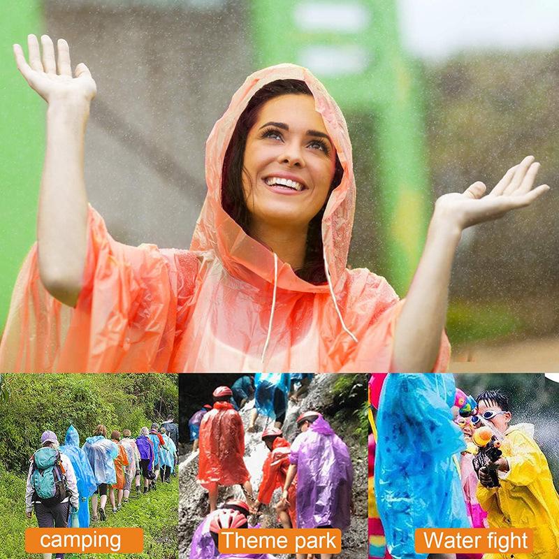 Красочный мини-дождевик-шар: у – обзор и цена Emergency Poncho Rain