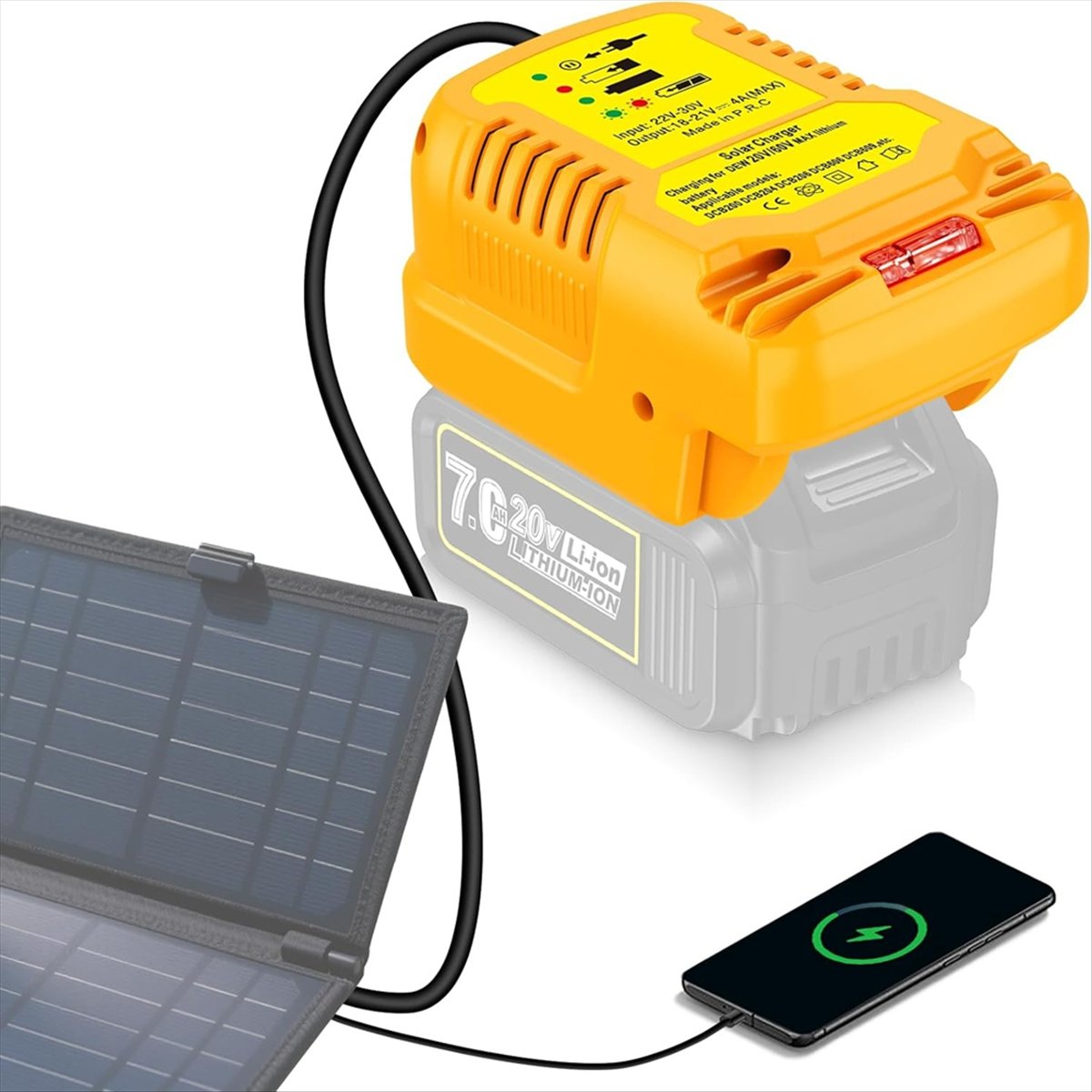 Солнечный зарядный адаптер для – обзор и цена Solar Emergency Charger