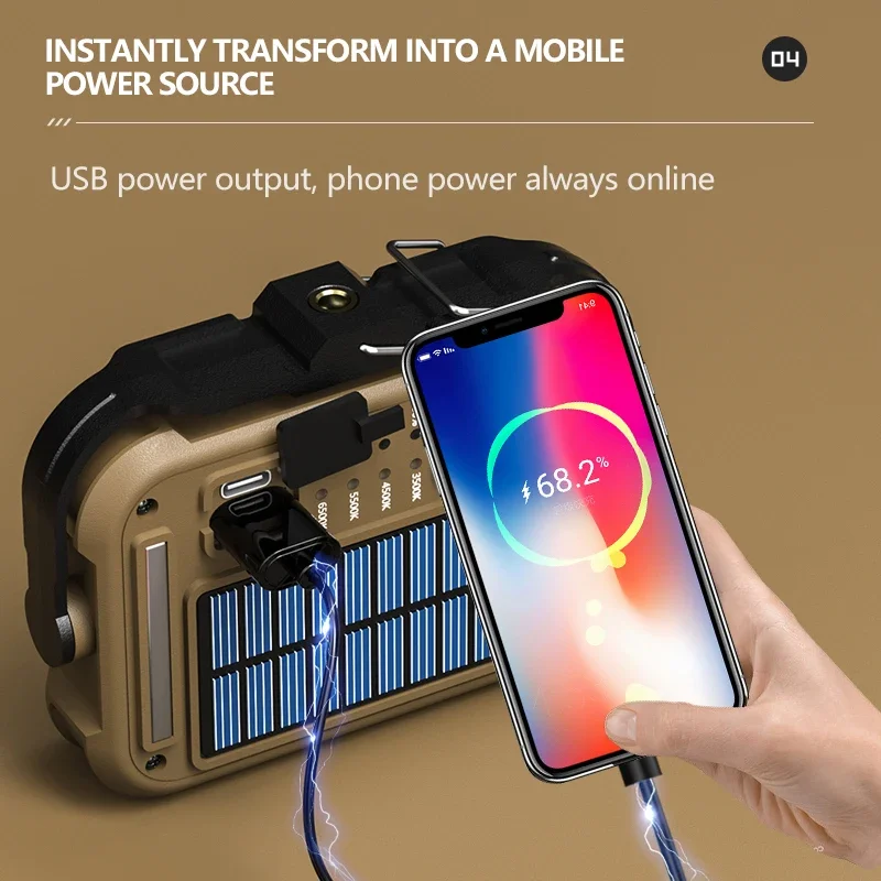 Солнечная аварийная лампа с за – обзор и цена Solar Emergency Charger