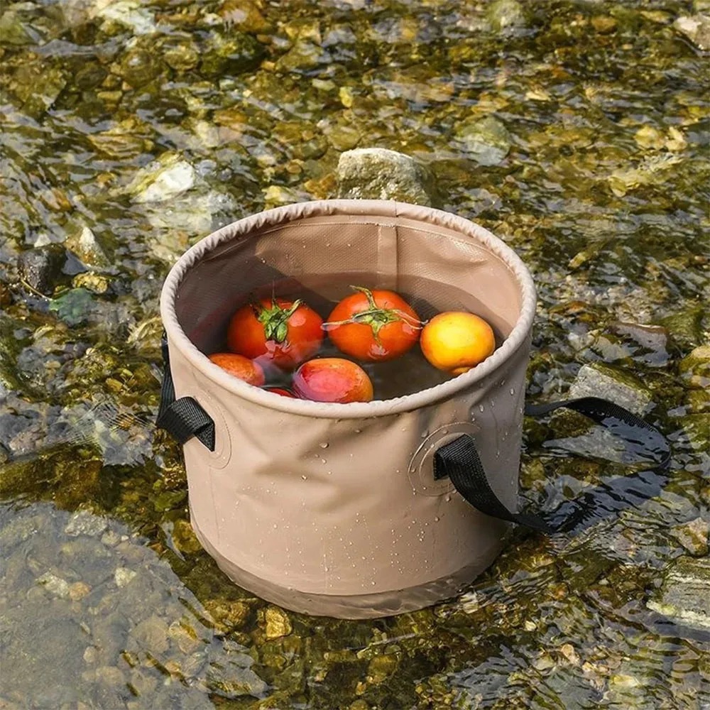 Портативное складное ведро для – обзор и цена Water Bag Collapsible